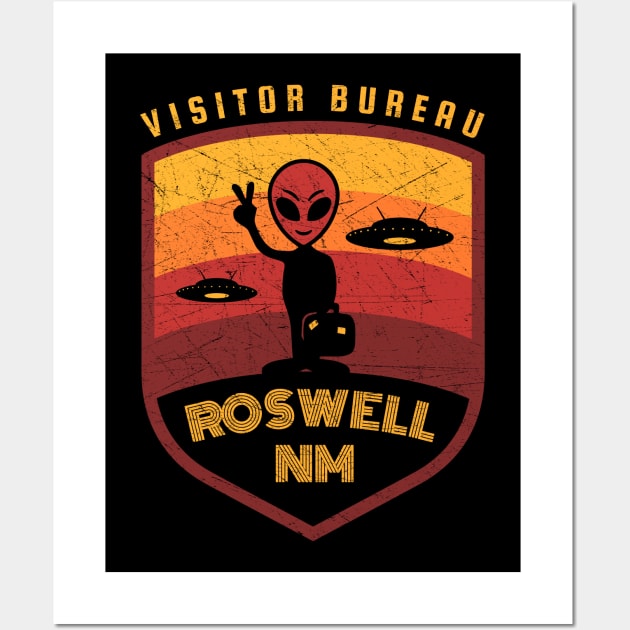 Roswell Visitor Bureau Wall Art by NeuLivery